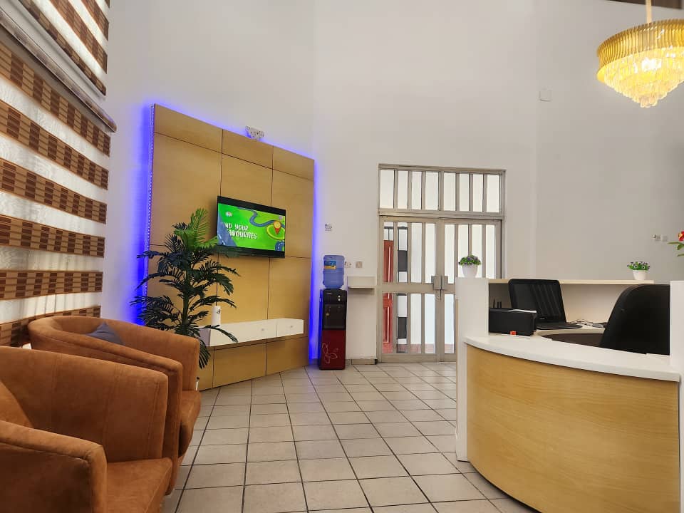 Clinic reception area